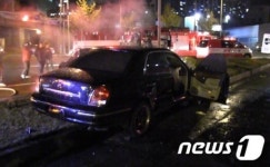 부산 사하구 감천동 교통사고…2명 다쳐