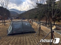 울주군 작수천 별빛야영장 개장식, 본격 운영