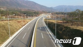 춘천 신북-용산 우회도로 2일 개통…‘도심 교통체증 해소’