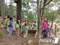 무안군, 유아 숲 체험프로그램 운영 마무리…1100여명 참여