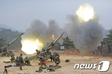 강력한 화력 선보이는 KH-179견인포