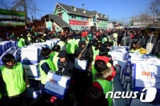 다일복지재단, 27번째 거리성탄예배