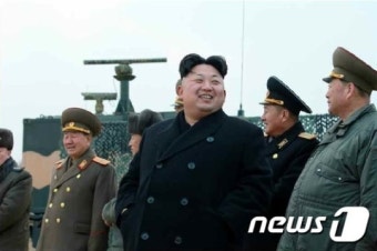北 김정은, 인민군 포사격훈련 지도