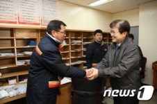 최양희 장관, 강원도 우체국 방문