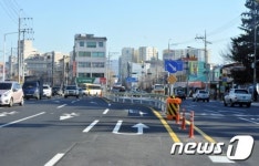 울산 학성공원 교차로 사고위험… 유턴 시점 표지판 없어
