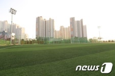 완주군, 혁신도시 내 인조잔디 축구장 개장