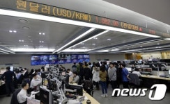 원달러환율, 국제유가 하락 등 영향으로 상승 마감