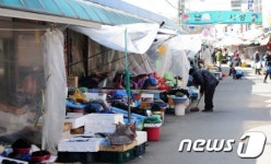 대목 앞둔 전통시장 강추위에 썰렁