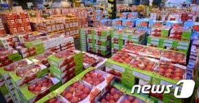 3.6.9과일청과 | 설 앞둔 청과시장 '과일상자가 가득가득'