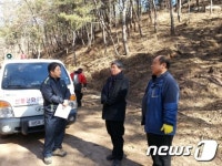 산림청, 울산 울주군 재선충병 방제현장 점검