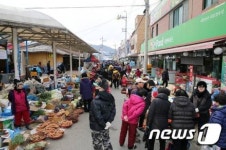 설 명절 앞둔 장흥 토요시장