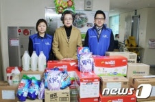 효성, 설 맞아 영락애니아의 집에 생필품 전달