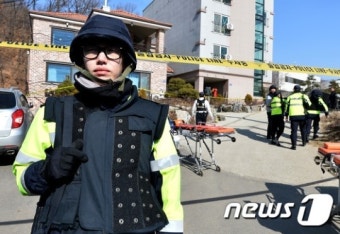 화성 엽총 사건 '무장 경찰 출동'