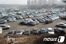 고양시 대형 폐차 재활용업체, 수개월간 녹지 무단 점용 논란