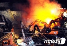 김해 내삼공단 공장서 화재, 1억 8천 여만원 피해