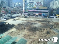 의정부시 주차장 공사… 질좋은 나무들 마구 헤집고 잘라