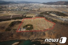 시굴조사 예정인 경주 월성 중앙지역 C지구 전경