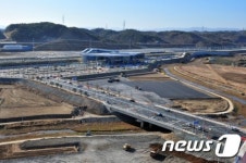 KTX포항역 개통 막바지 공사 중