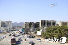 원주署, 강력범죄 대비 헬기 기동훈련 실시