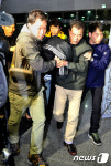 대구 성서경찰서로 압송되는 30대 여성 납치범