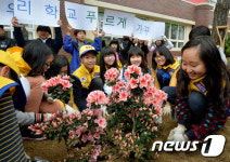 우리 학교 푸르게 가꾸기