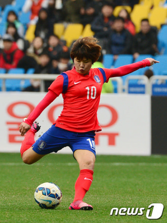 지소연 '강력한 슛'