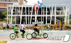 울산 중구는 자전거 도시…지난해 문 연 대여소 18만명 이융