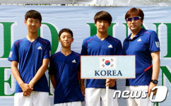한국 U-14 테니스 남자 대표팀, 아시아-오세아니아 정상 등극
