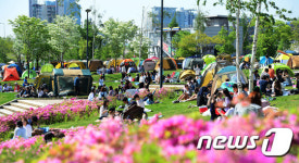 한강 뚝섬공원은 지금...