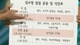 김수영, 65kg 감량한 식단표 공개…뭘 먹은거야?