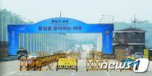 통일대교 건너편엔...