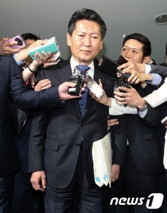 침통한 정청래