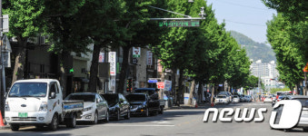 불법주정차 단속 카메라 무시한 주정차