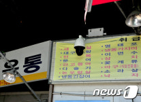 울산 중구 학성새벽시장에 CCTV 20대 설치
