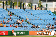 메르스 공포 한산한 야구장