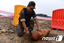 대구국가산단 공사장서 또 포탄 발견…3월 이어 두번째