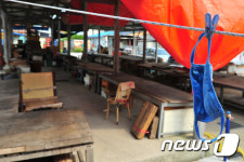 메르스 영향...텅빈 전통시장