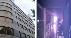 송파구 빌딩 사무실서 화재…인명피해 없어