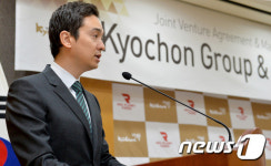 답사하는 사이번 레드플레닛푸드 회장