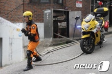 좁은 골목길에서도 신속한 화재진압
