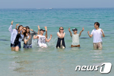 시원한 경포로 오세요