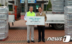 강원랜드, 속초시에 생수 1만4000여병 긴급 전달