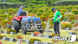 6.25 전몰용사 묘역 깨끗하게
