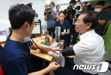 메디힐 병원에서 검진받는 박원순 시장
