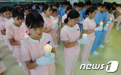 부산 부경보건고 제11회 나이팅게일 선서식