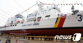 3천t급 경비함 태평양 15호진수식