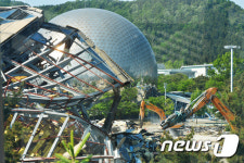 역사속으로 사라져 가는 대전엑스포과학공원 시설물