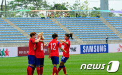 [광주U대회] 한국 선수단 첫 경기, 텅 빈 관중석 아쉬움