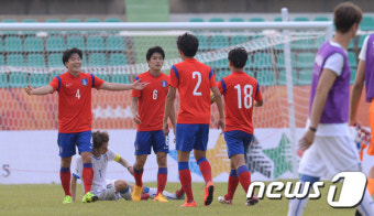 [광주U대회] 男 축구, 캐나다 꺾고 3연승…우루과이와 8강전