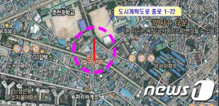 [단신]춘천시, 온의동 입구~춘중 후문 4차선 확장 추진